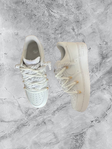 Air Force 1 x OW Rope | White