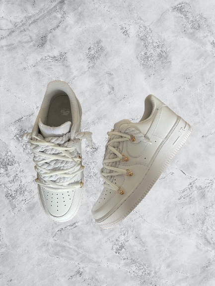 Air Force 1 x OW Rope | White