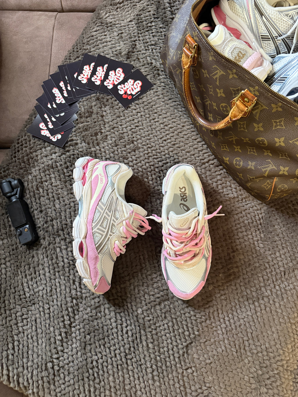 Asics Gel NYC Cream/Mineral Beige Custom