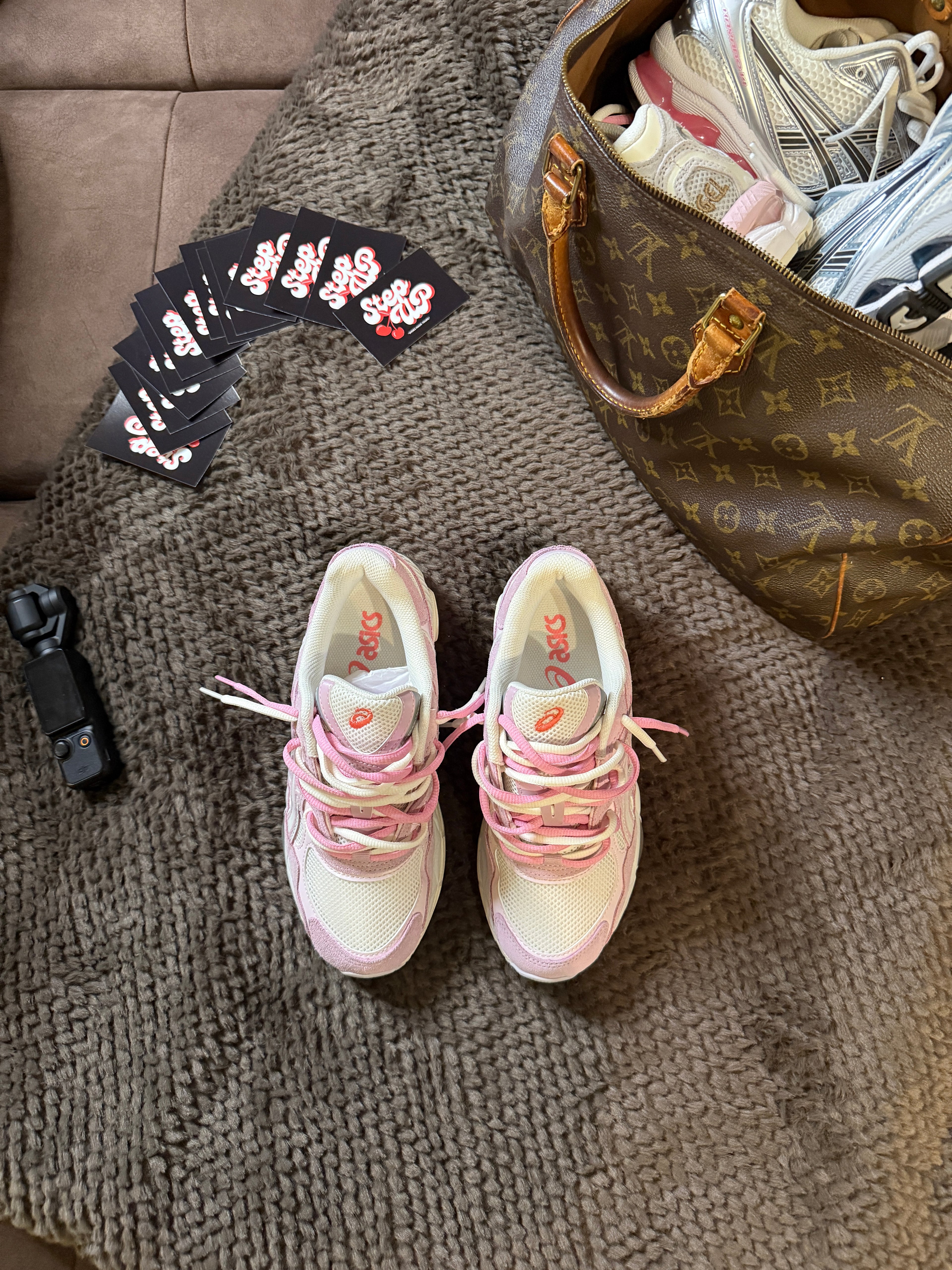 Asics Gel NYC Cream Rose Water Custom