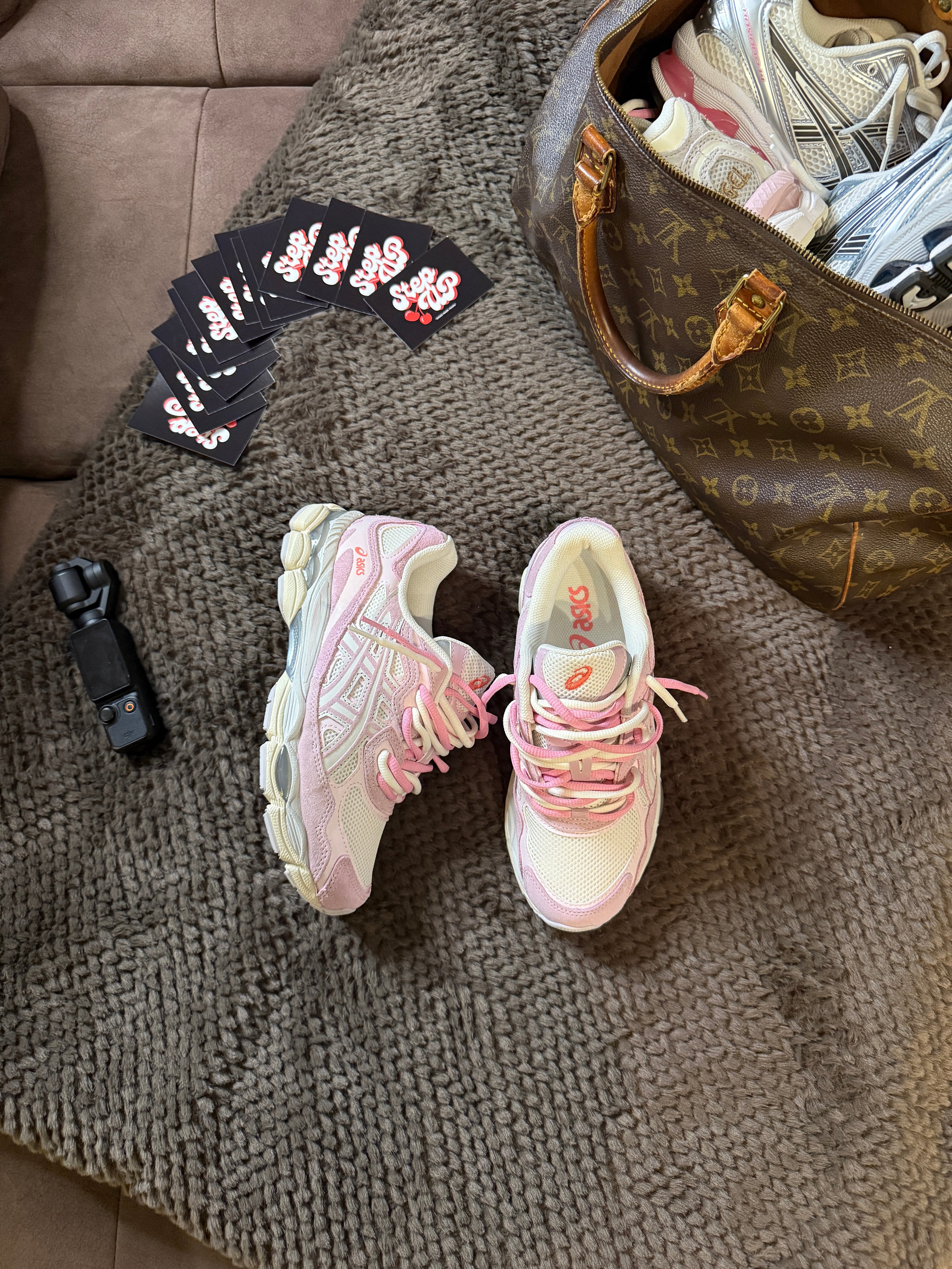 Asics Gel NYC Cream Rose Water Custom