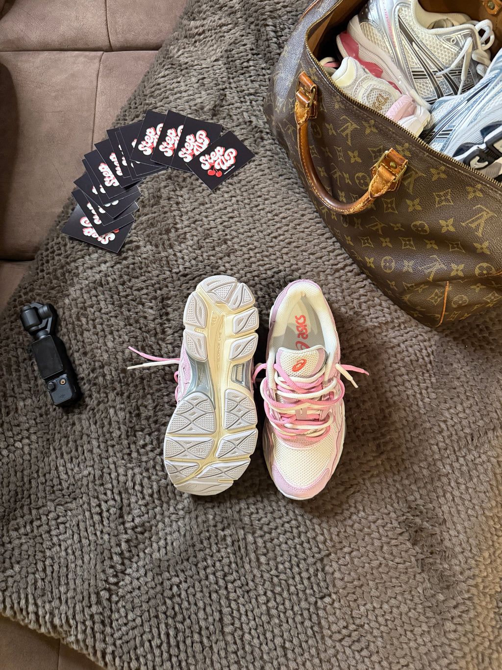 Asics Gel NYC Cream Rose Water Custom