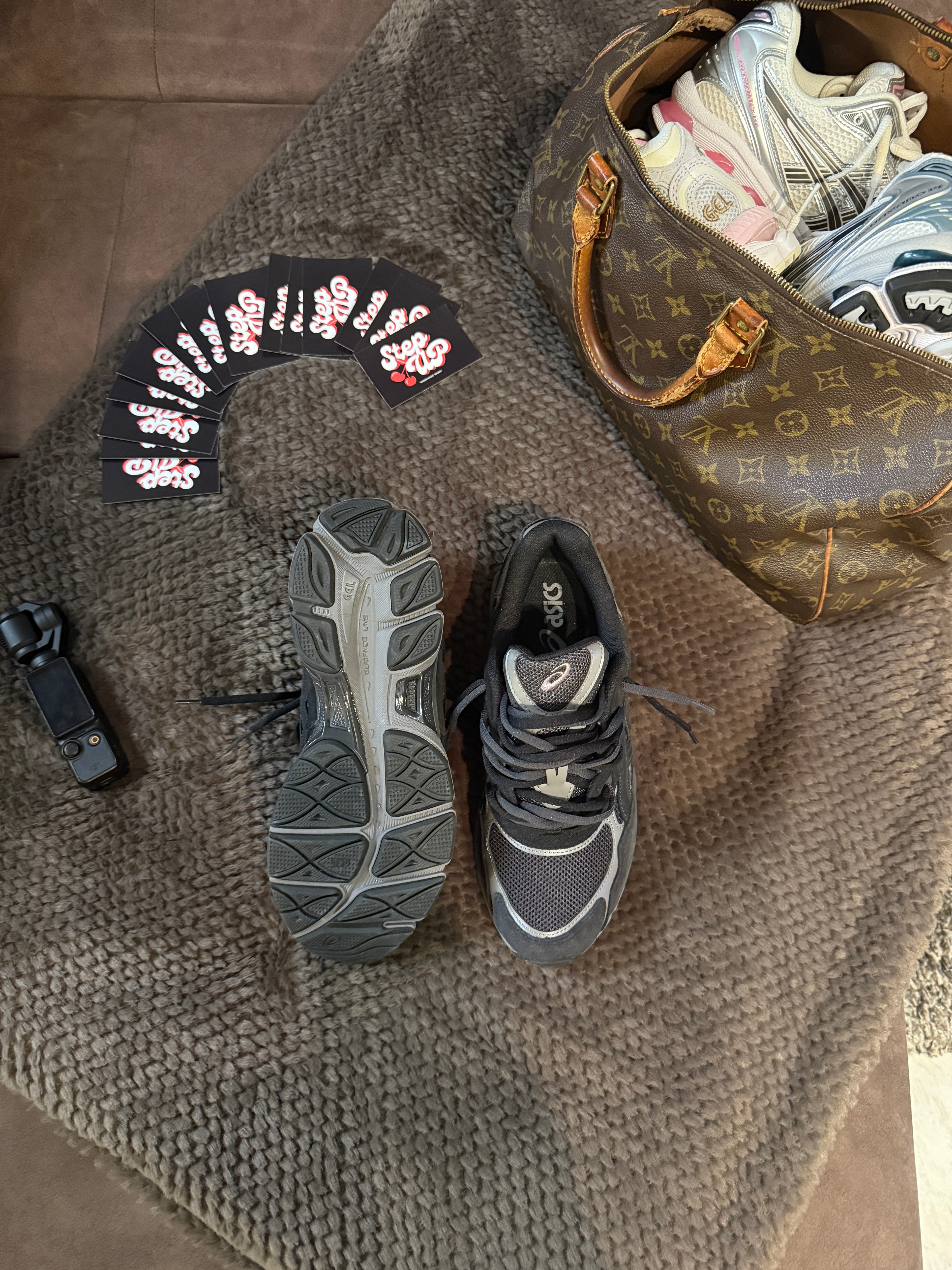 Asics Gel NYC Graphite Grey Black Custom