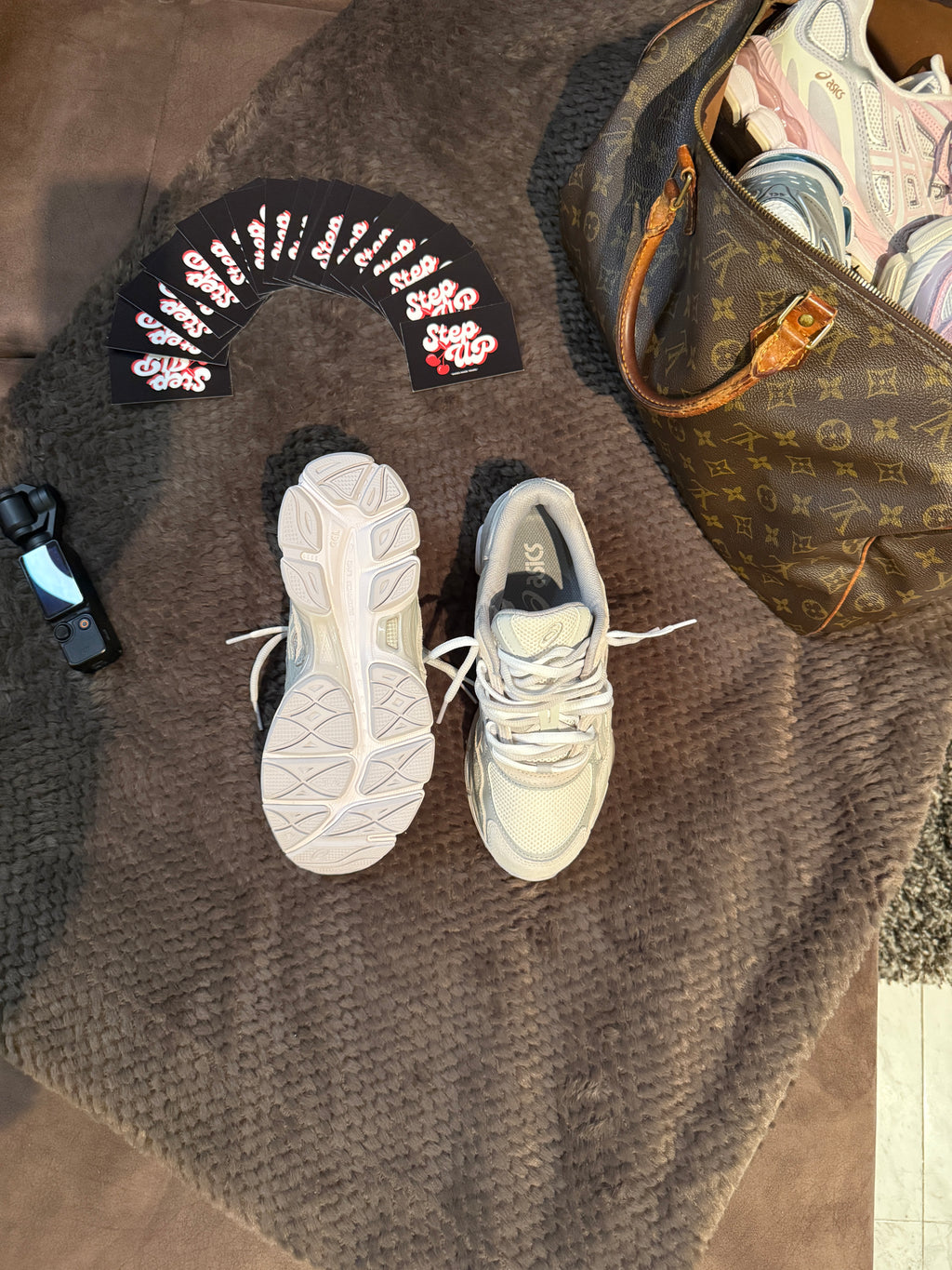 Asics Gel NYC Graphite Cream/Cloud Grey Custom