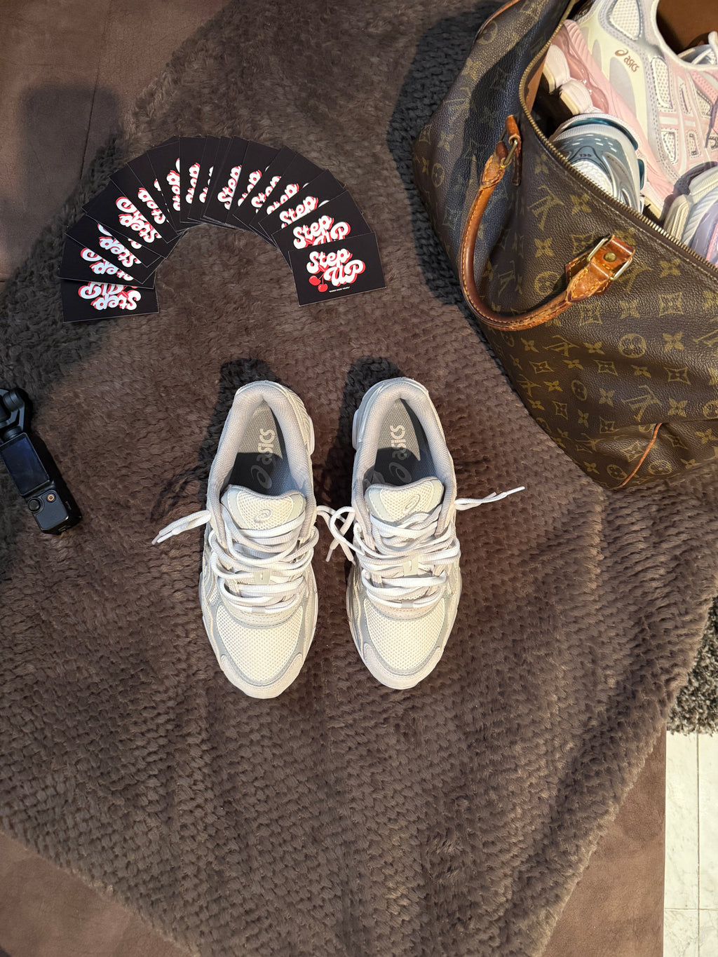 Asics Gel NYC Graphite Cream/Cloud Grey Custom