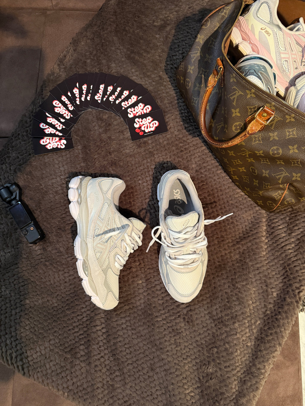 Asics Gel NYC Graphite Cream/Cloud Grey Custom