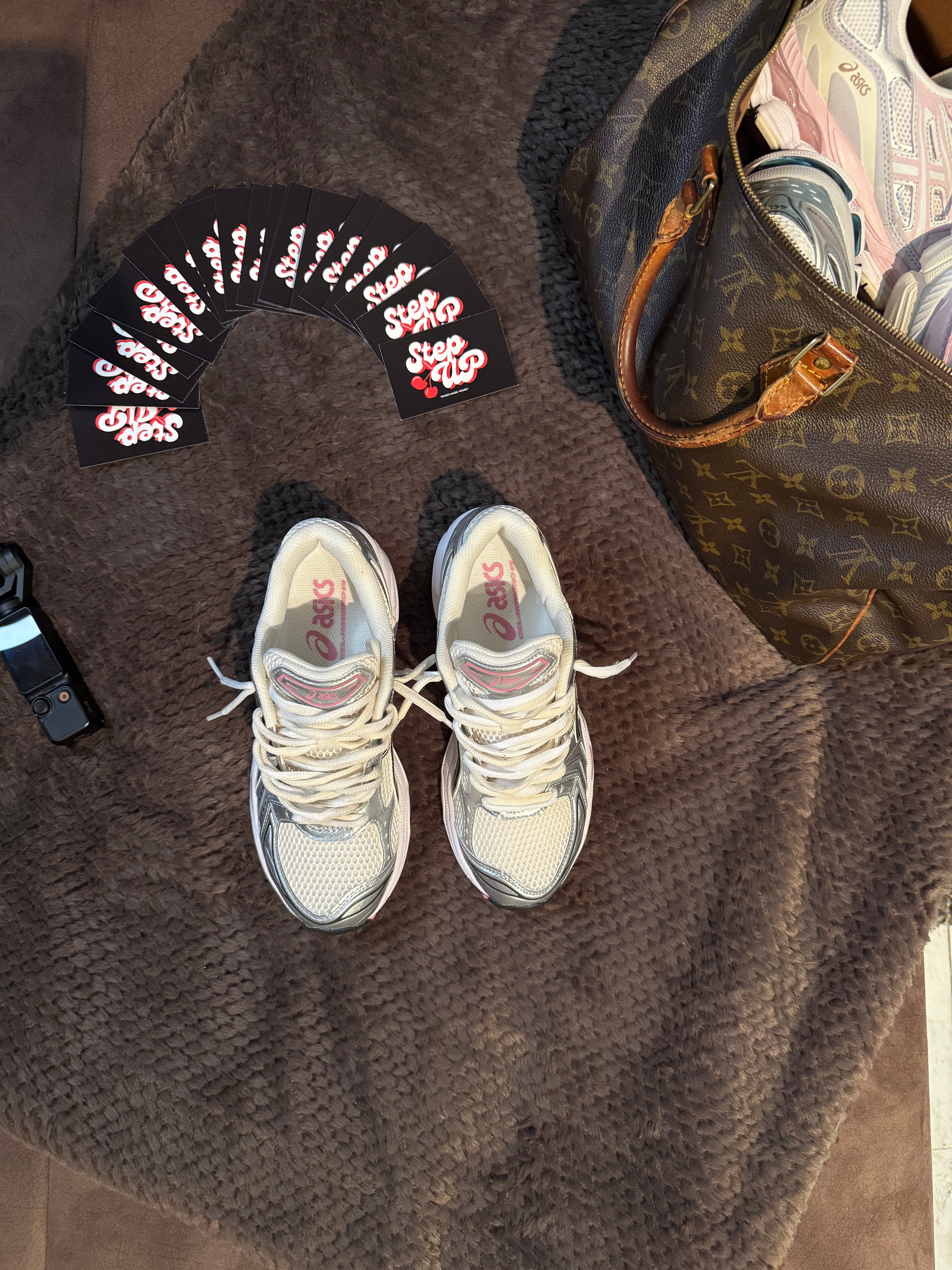 Asics Gel Kayono 14 Cream/Sweet Pink Custom