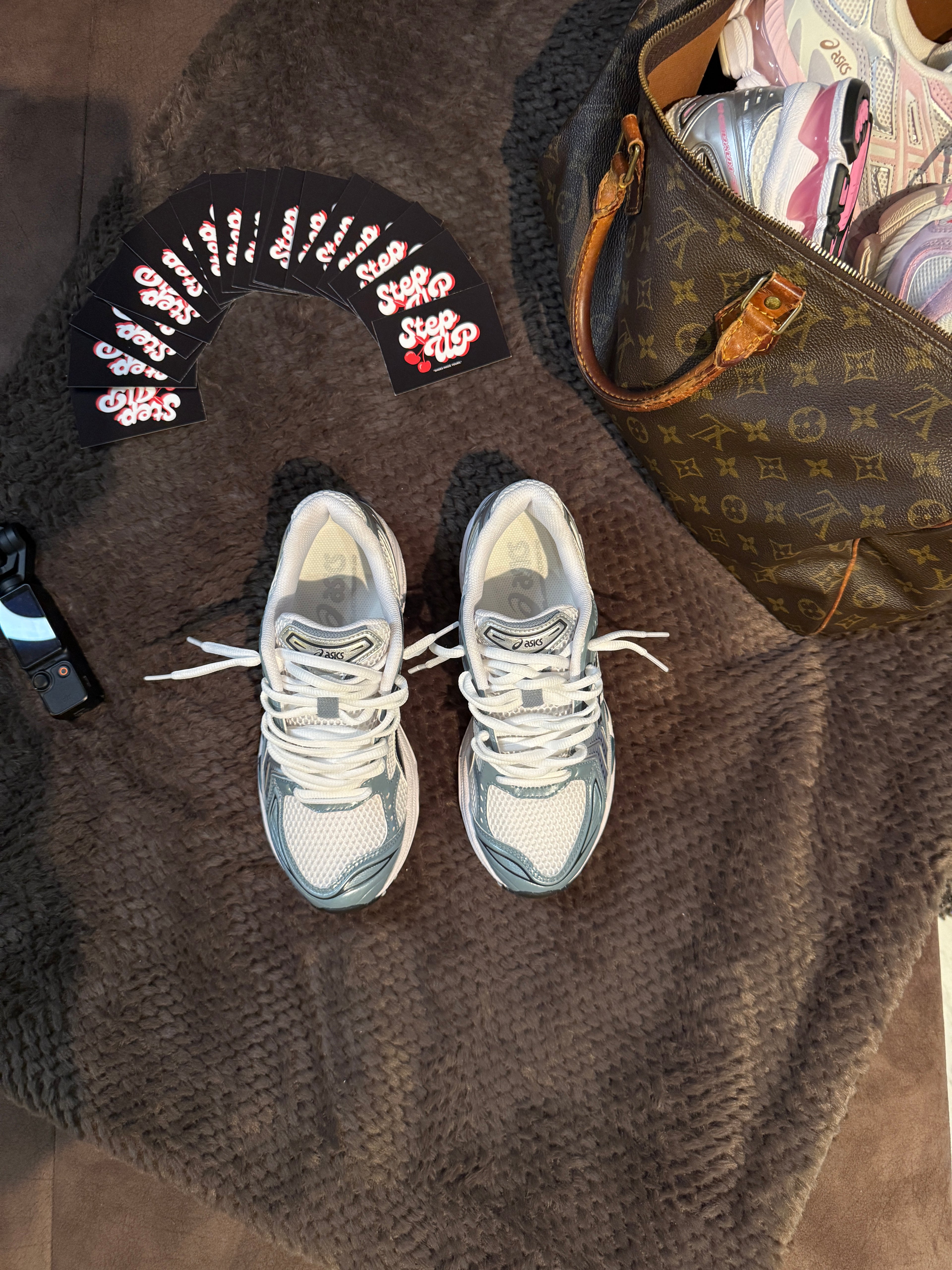 Asics Gel Kayono 14 White/Fjord Grey Custom