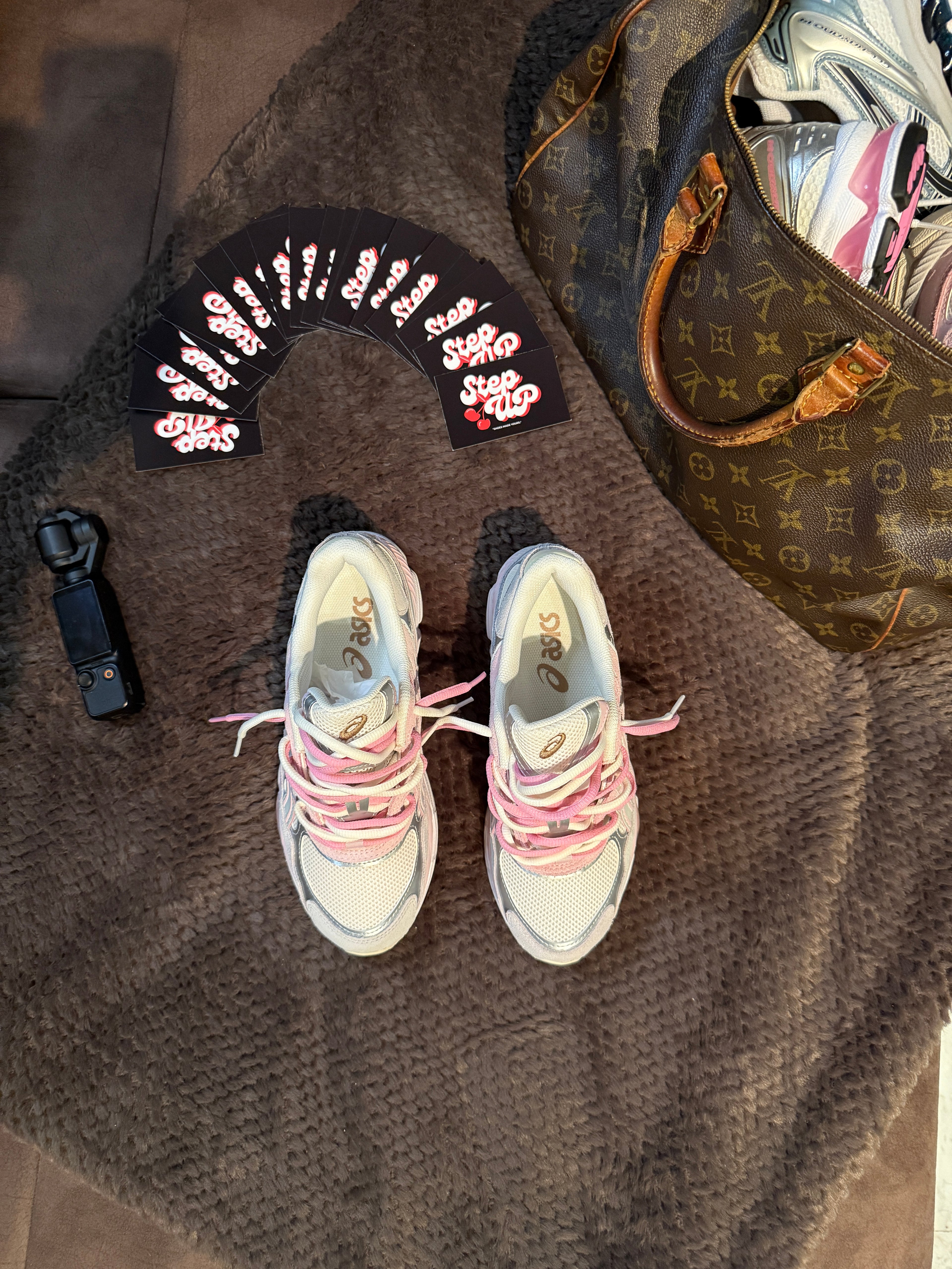 Asics Gel NYC Concrete/Barely Rose Custom