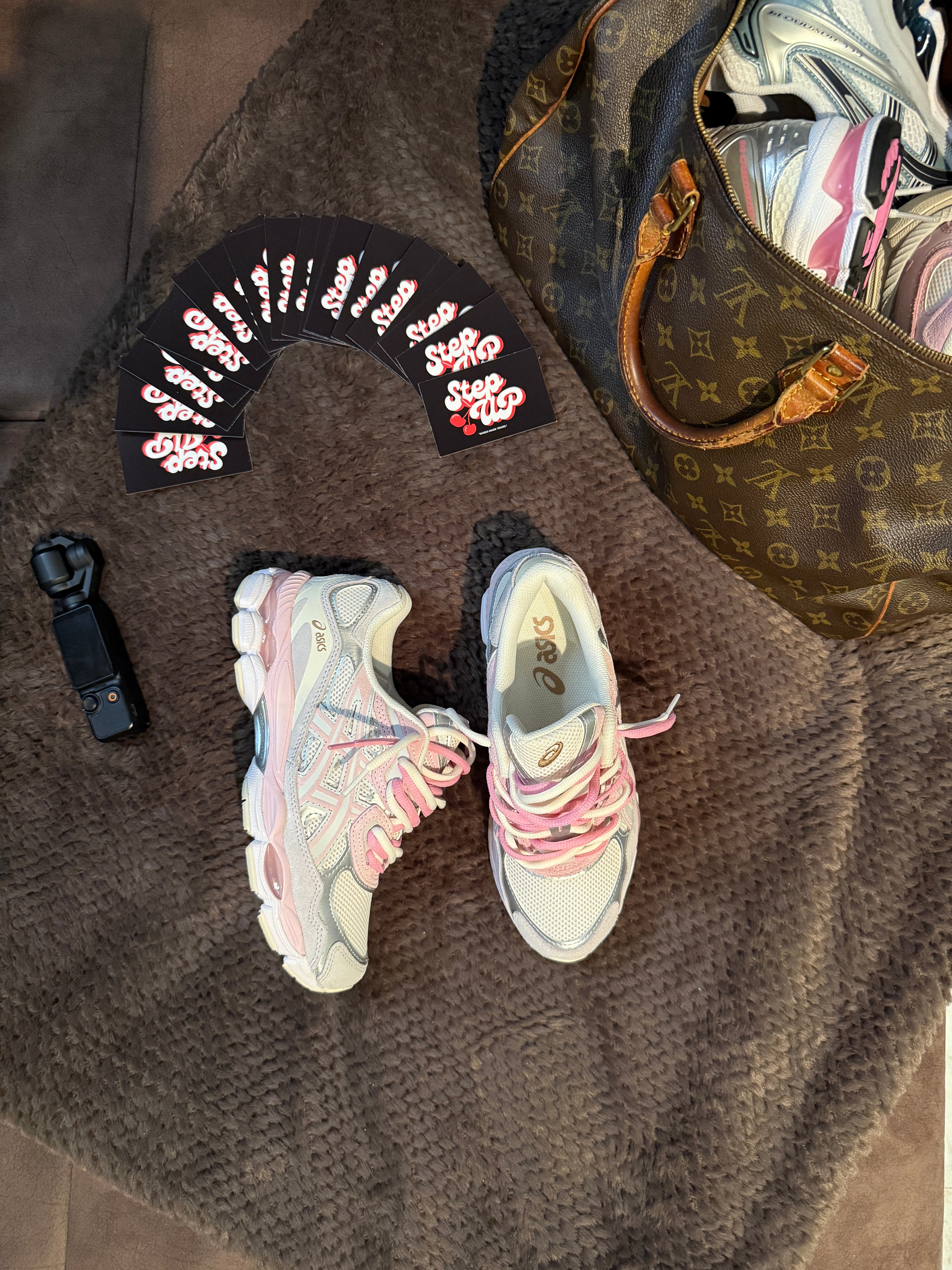 Asics Gel NYC Concrete/Barely Rose Custom