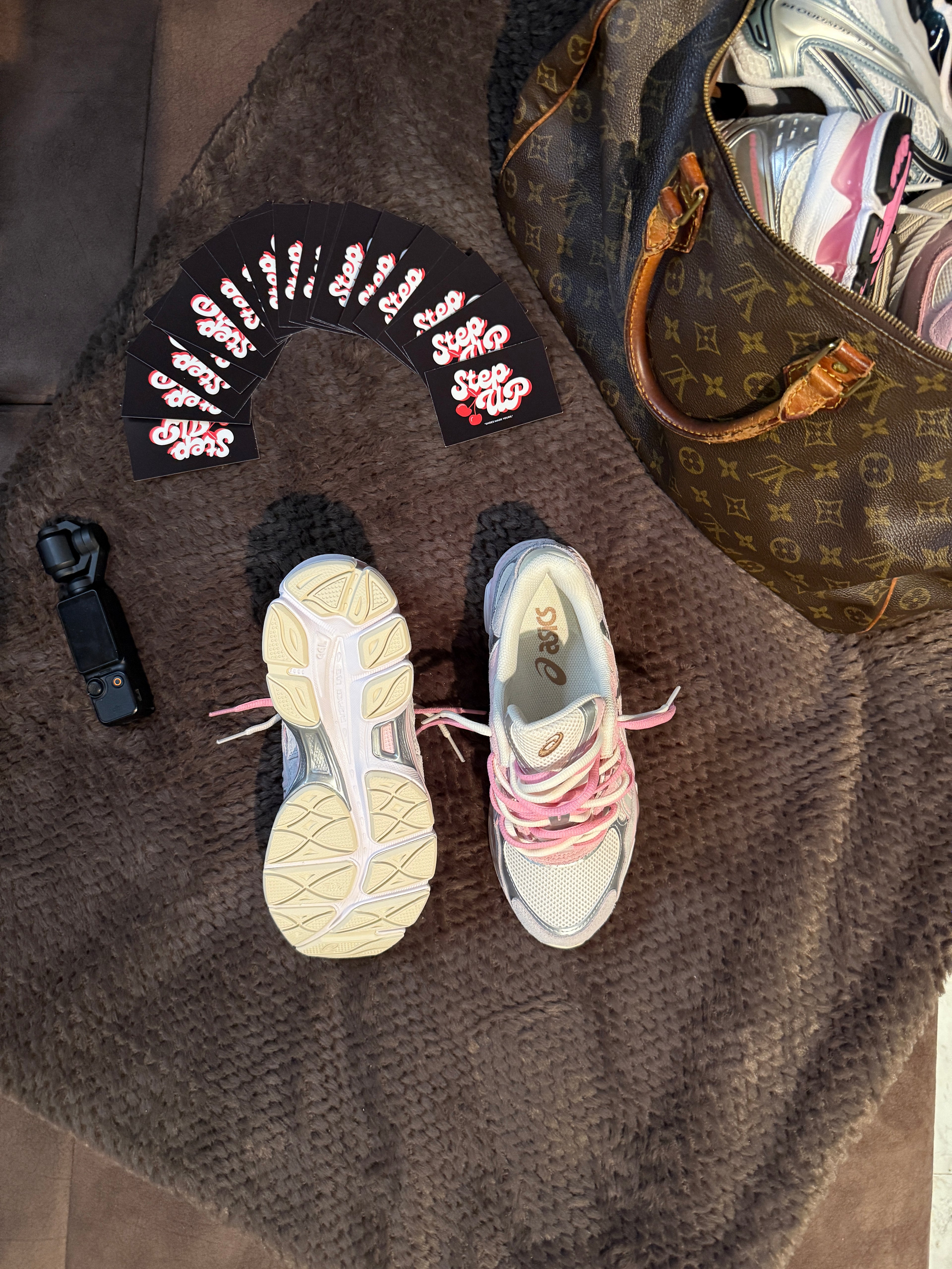 Asics Gel NYC Concrete/Barely Rose Custom