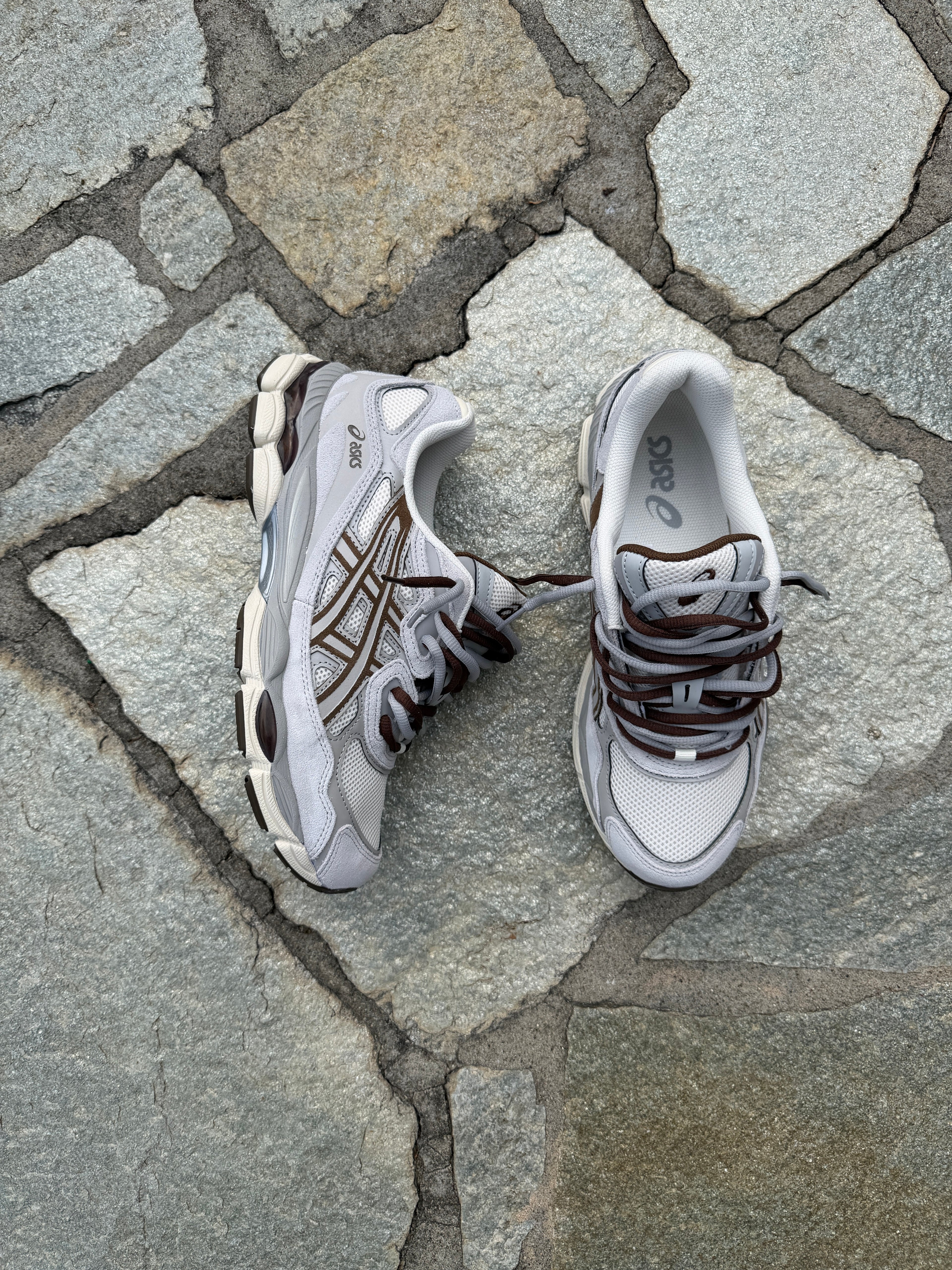 Asics Gel NYC Cream/Cement Grey