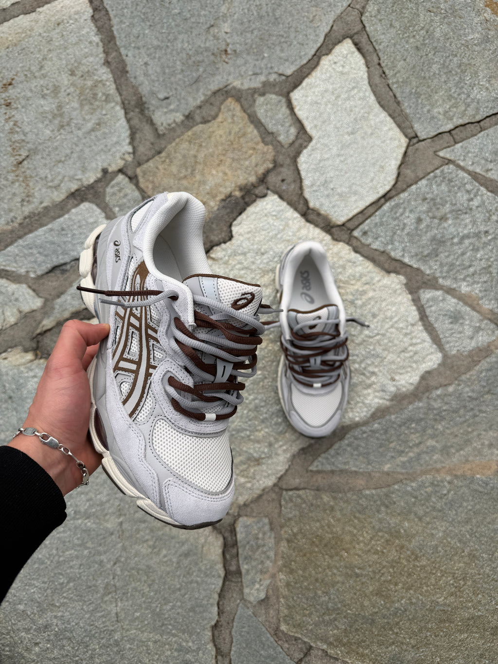 Asics Gel NYC Cream/Cement Grey