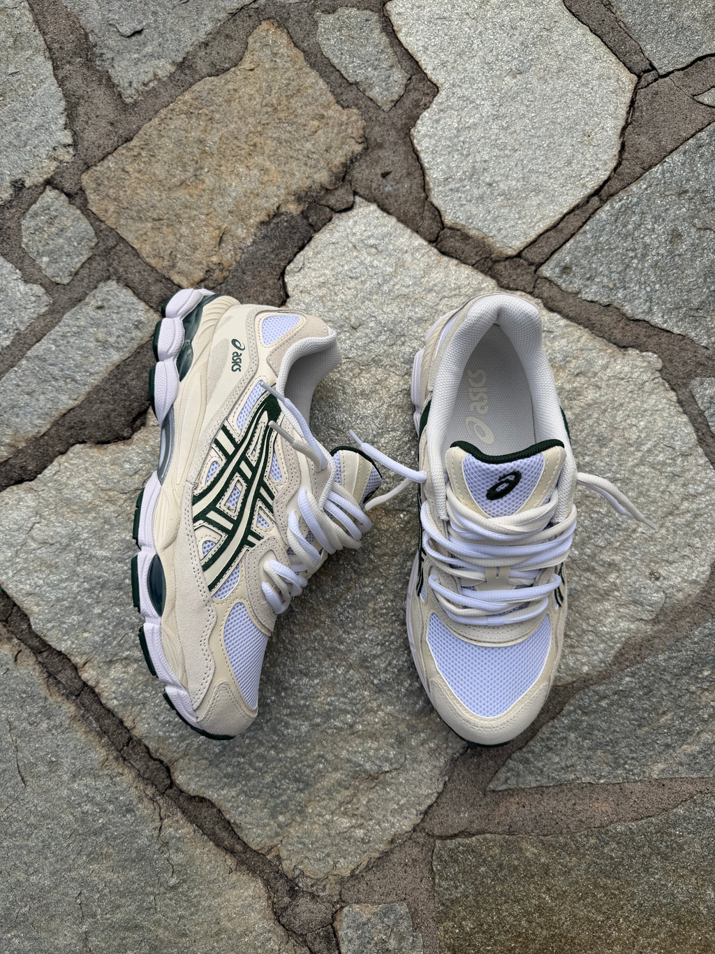 Asics Gel NYC Ivory/Forest Night