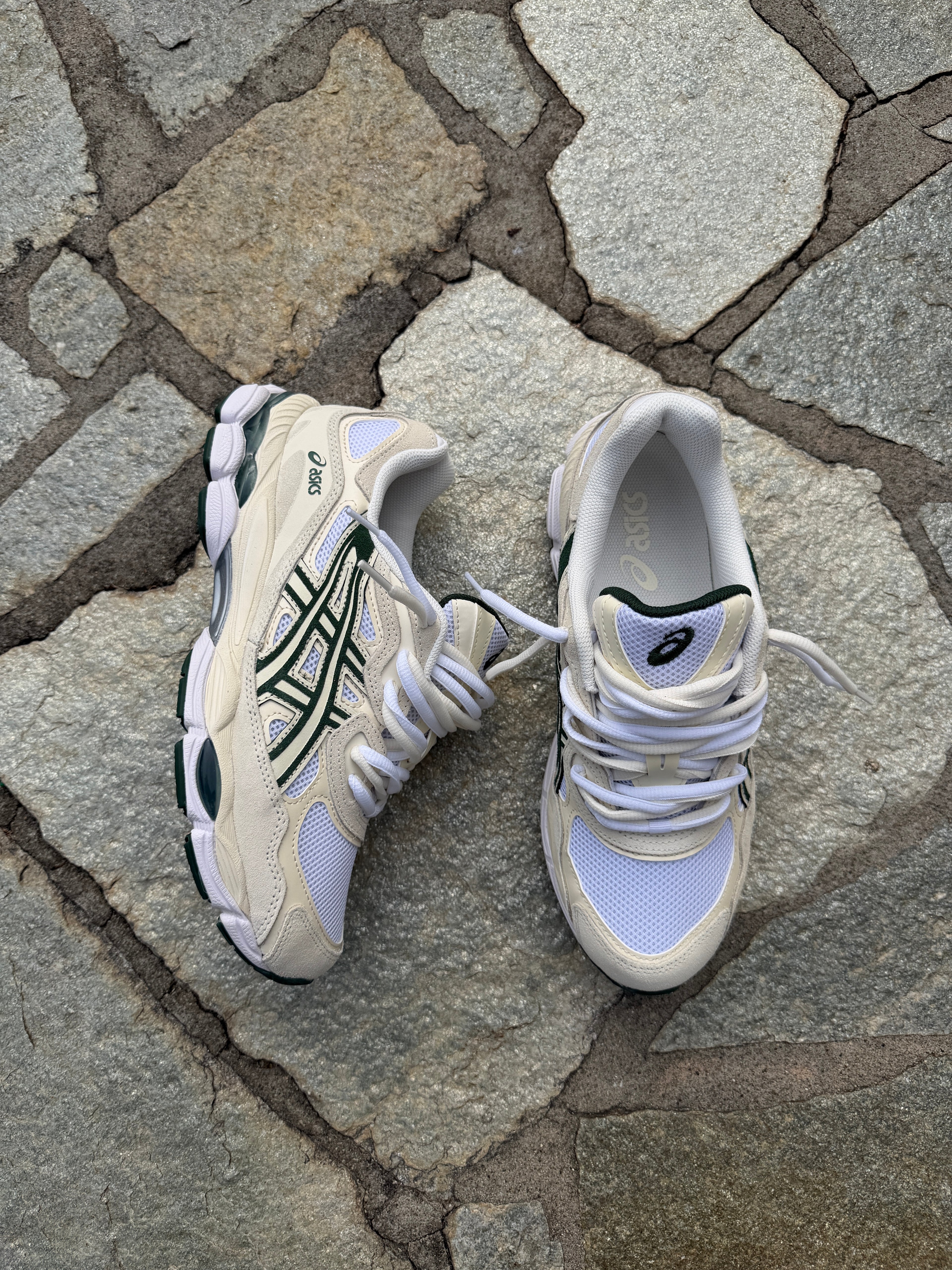 Asics Gel NYC Ivory/Forest Night